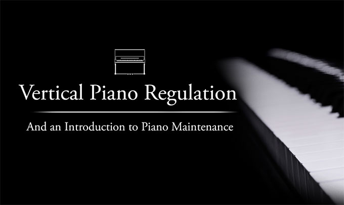 Vertical Piano Regulation